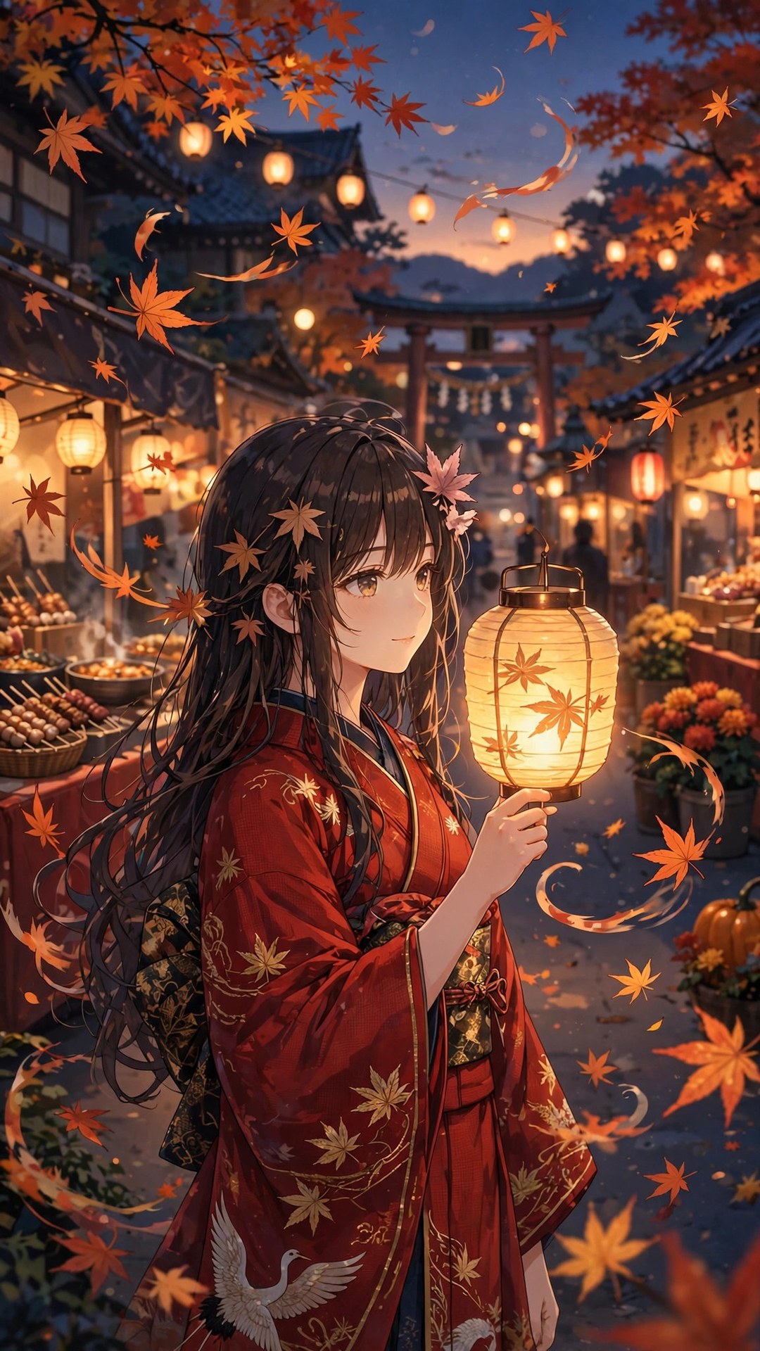 Autumn Festival Anime Wallpaper — Free Anime Wallpaper
