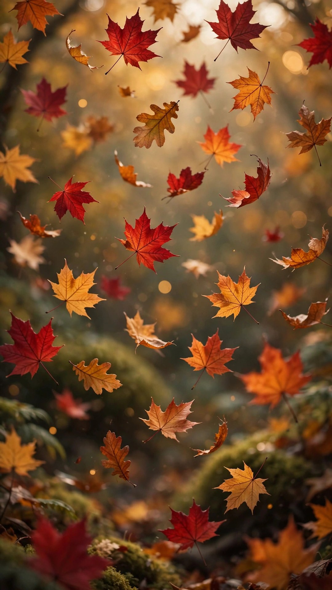 Autumn Leaves Botanical Wallpaper — Free Botanical Wallpaper