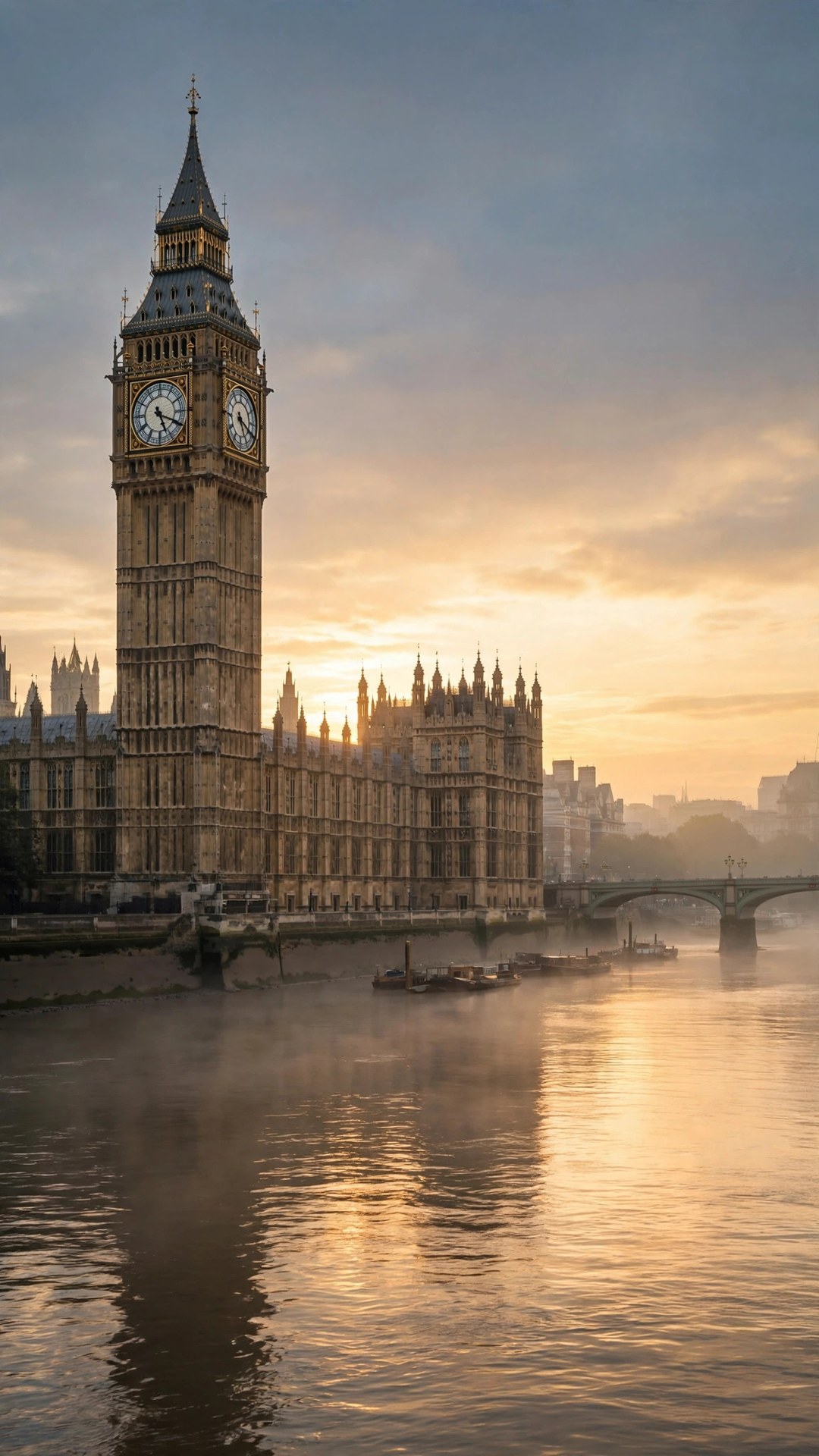 Big Ben London at Dawn Wallpaper — Free Architecture Wallpaper