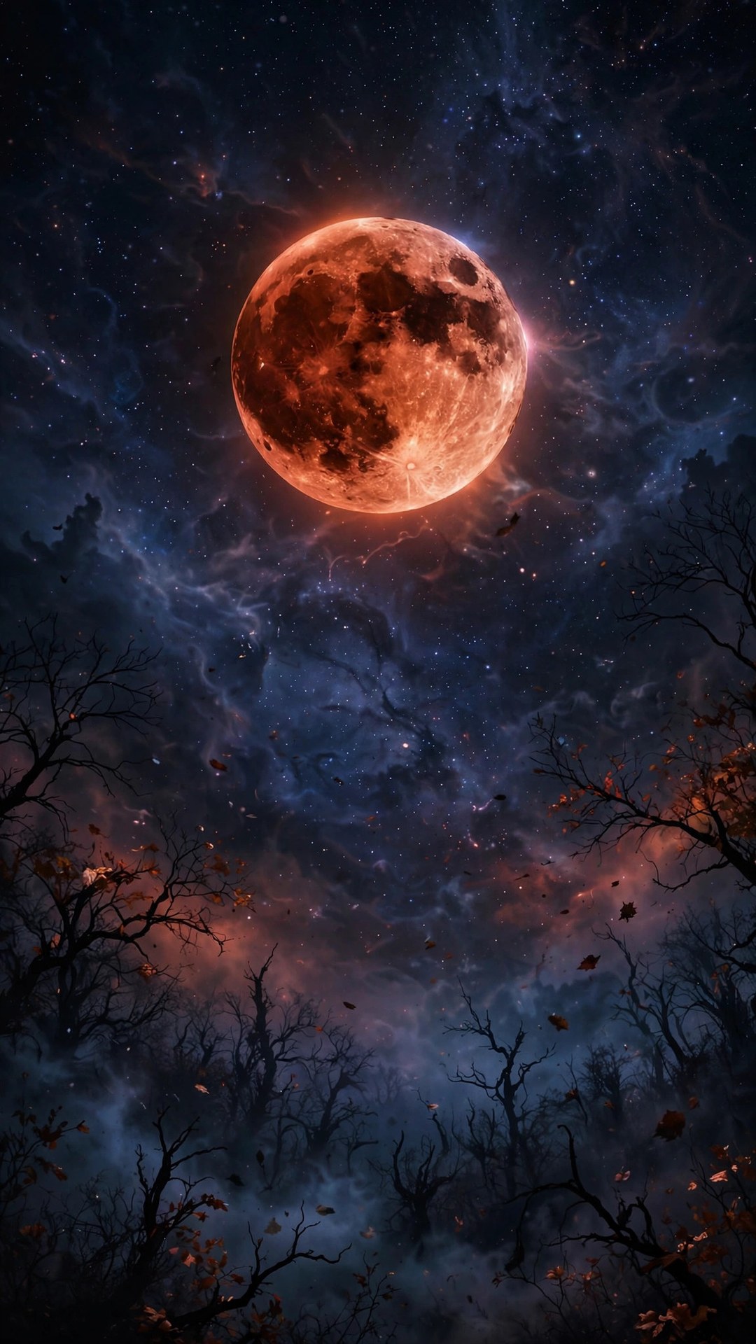 Blood Moon Eclipse Wallpaper — Free Space Wallpaper