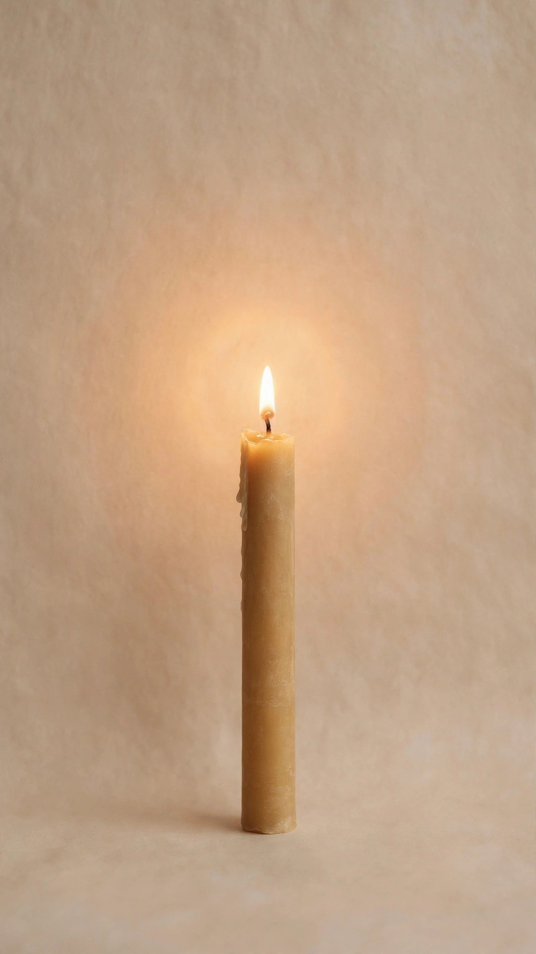 Candle Glow Minimal Wallpaper — Free Minimal Wallpaper