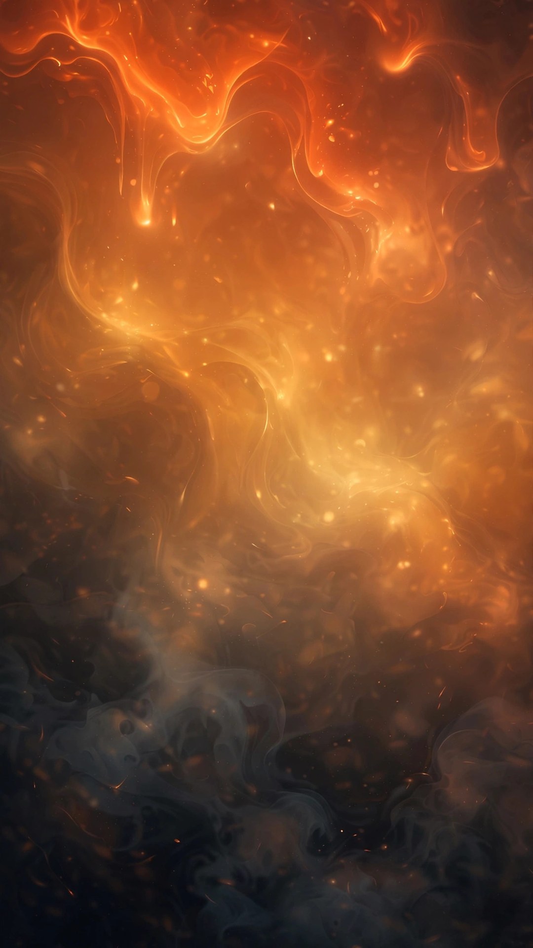 Candlelight Ember Gradient Wallpaper — Free Abstract Wallpaper