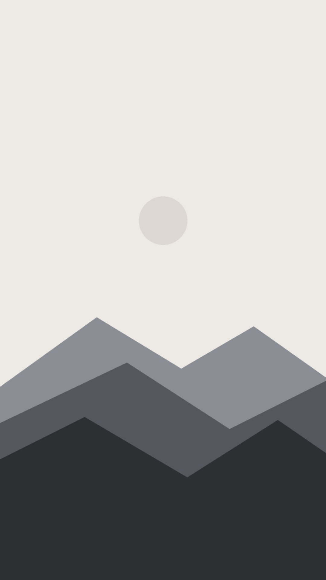 Charcoal Mountains — Free Minimal Wallpaper
