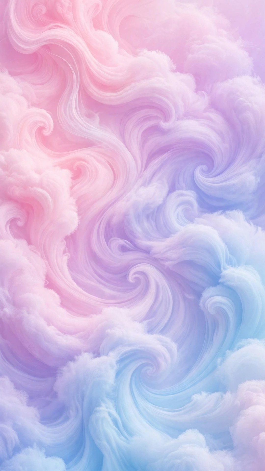 Cotton Candy Pastel Gradient Wallpaper — Free Abstract Wallpaper