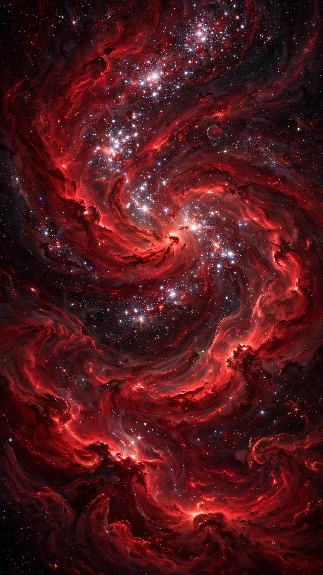 Crimson Nebula Galaxy Wallpaper — Free Space Wallpaper