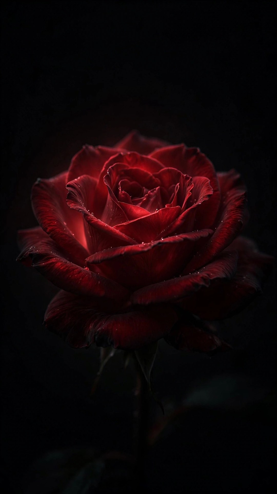 Dark Rose AMOLED Wallpaper — Free Dark / AMOLED Wallpaper