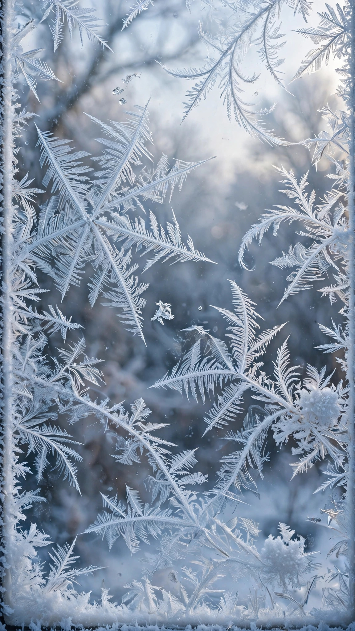 Frosty Winter Window — Free Seasonal Wallpaper