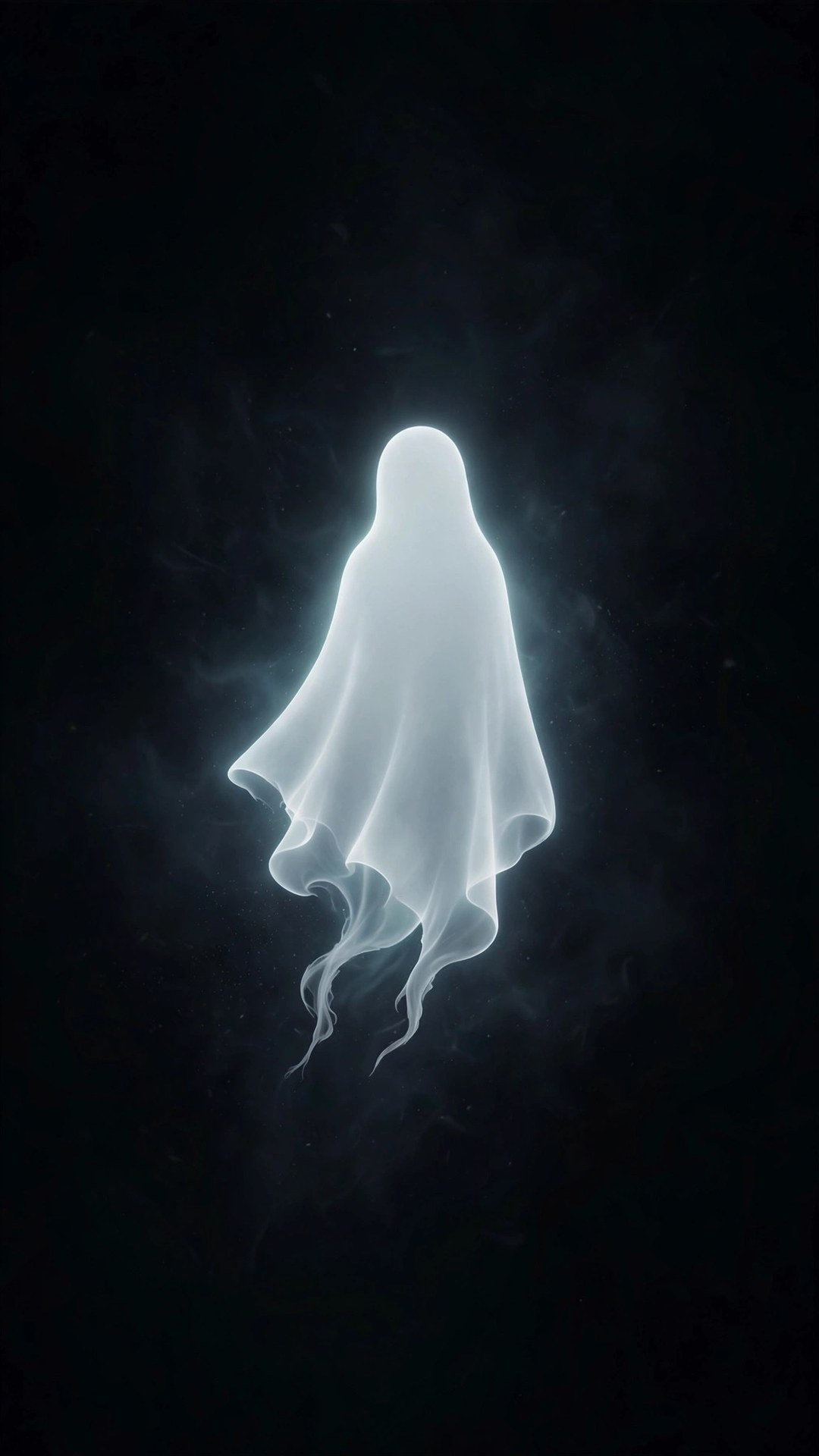 Ghost Silhouette AMOLED Wallpaper — Free Dark / AMOLED Wallpaper