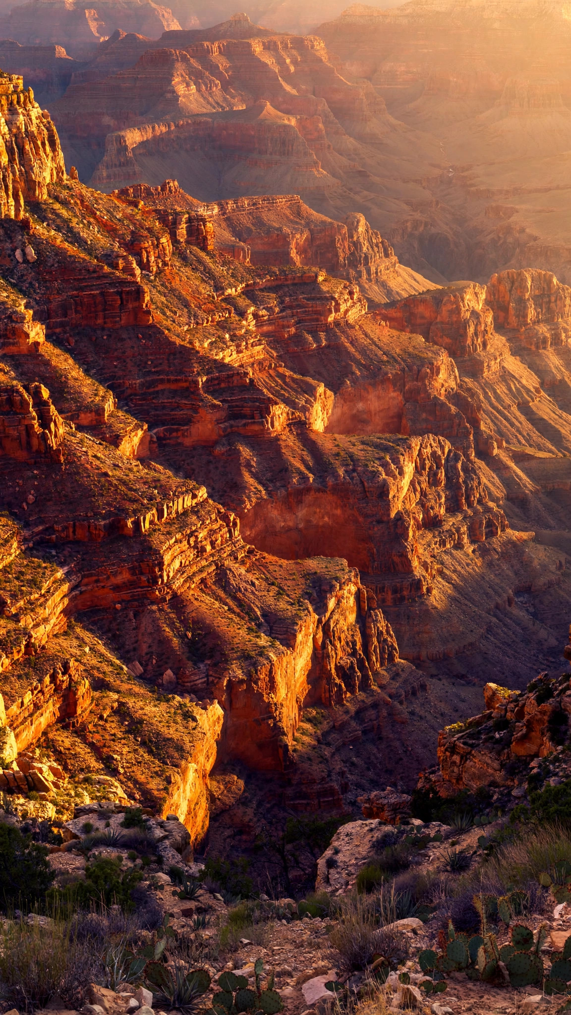 Golden Hour Canyon — Free Nature Wallpaper