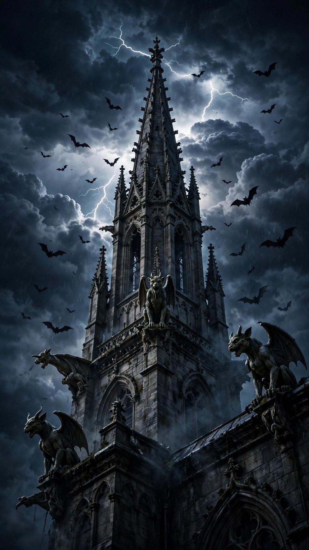Haunted Cathedral Spire Wallpaper — Free Architecture Wallpaper