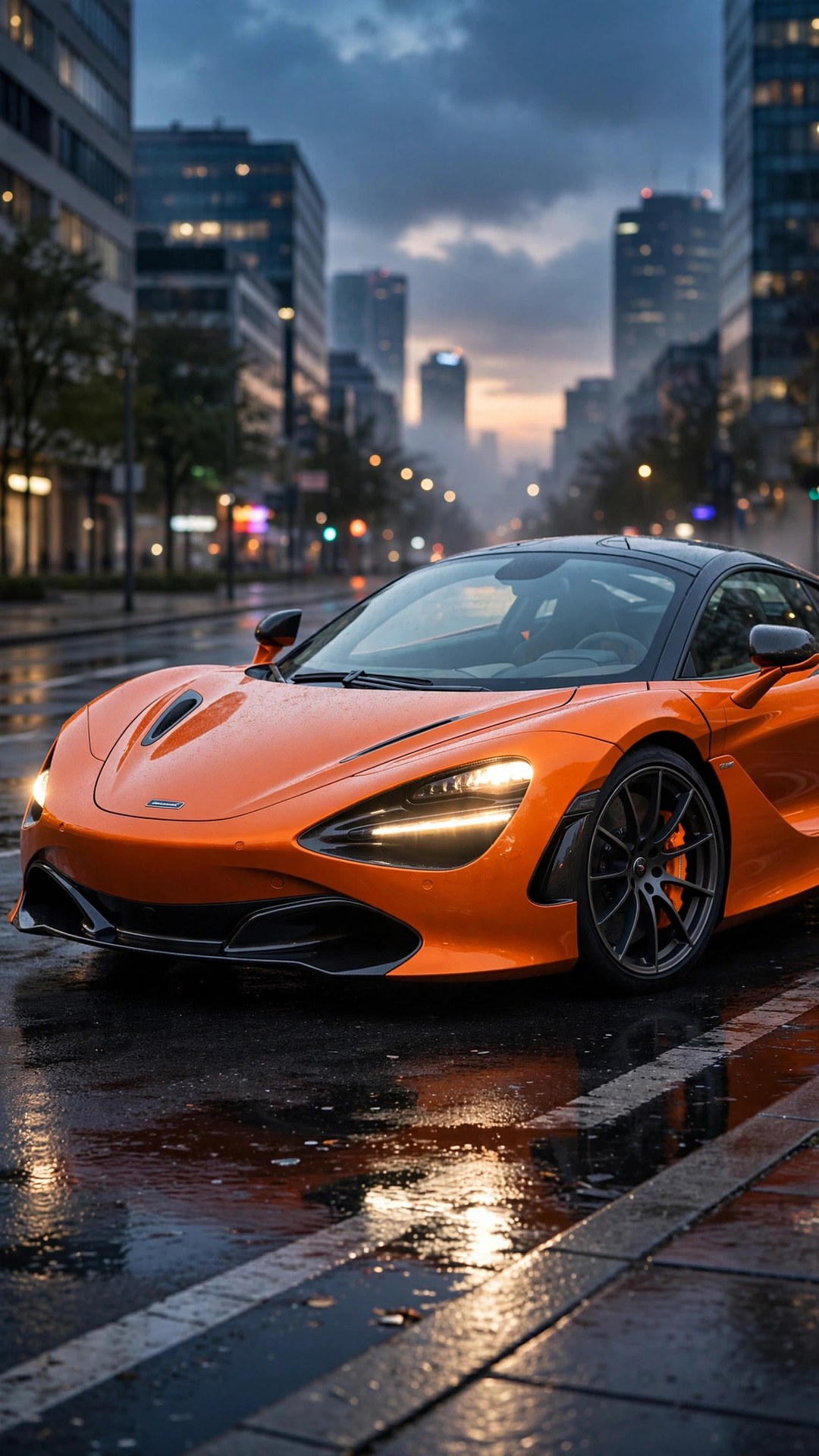 McLaren at Dusk Wallpaper — Free Cars Wallpaper