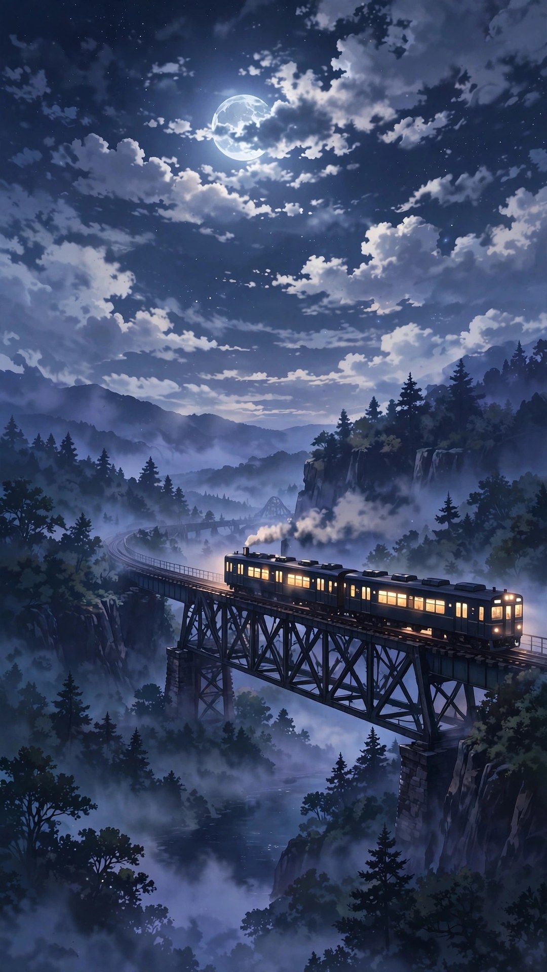 Midnight Train Anime Wallpaper — Free Anime Wallpaper