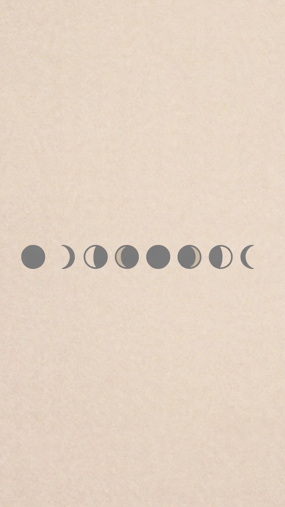 Moon Phases Minimal Wallpaper — Free Minimal Wallpaper