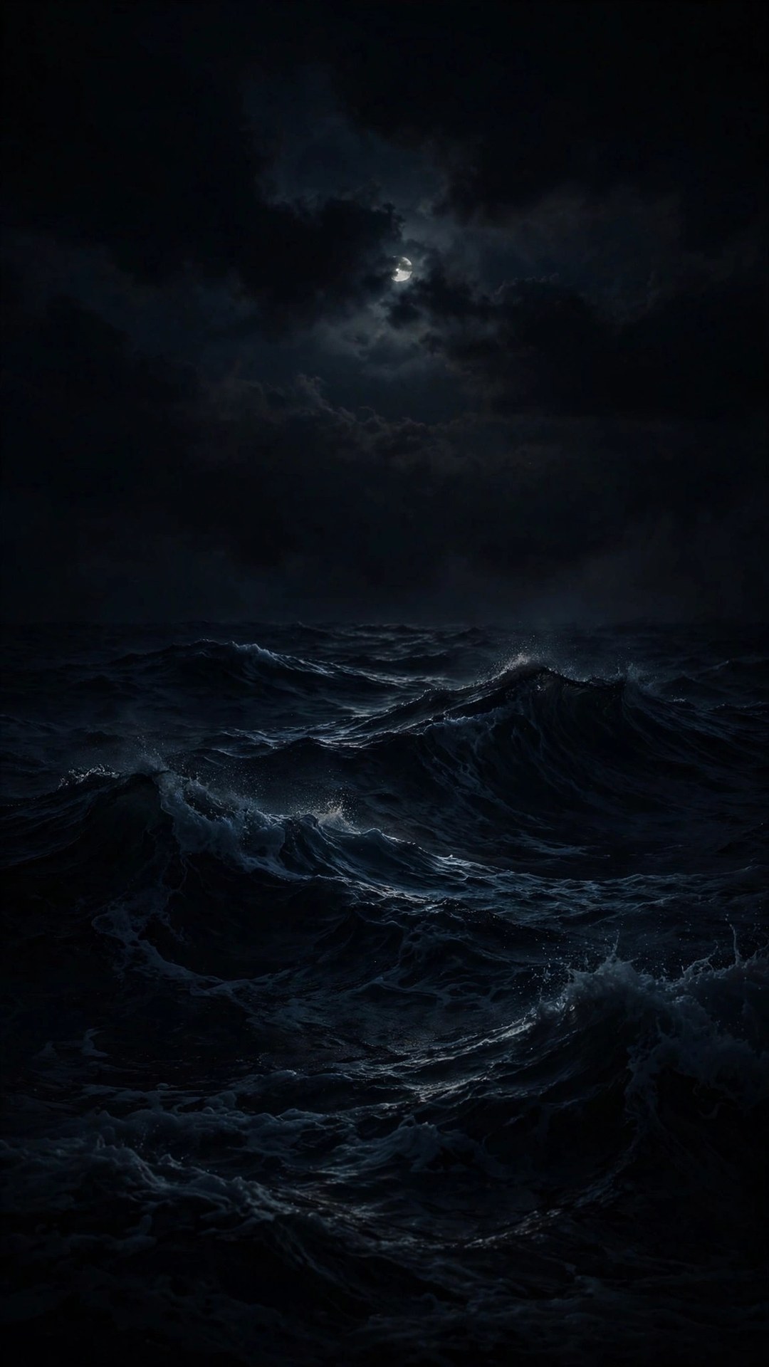 Night Ocean AMOLED Wallpaper — Free Dark / AMOLED Wallpaper