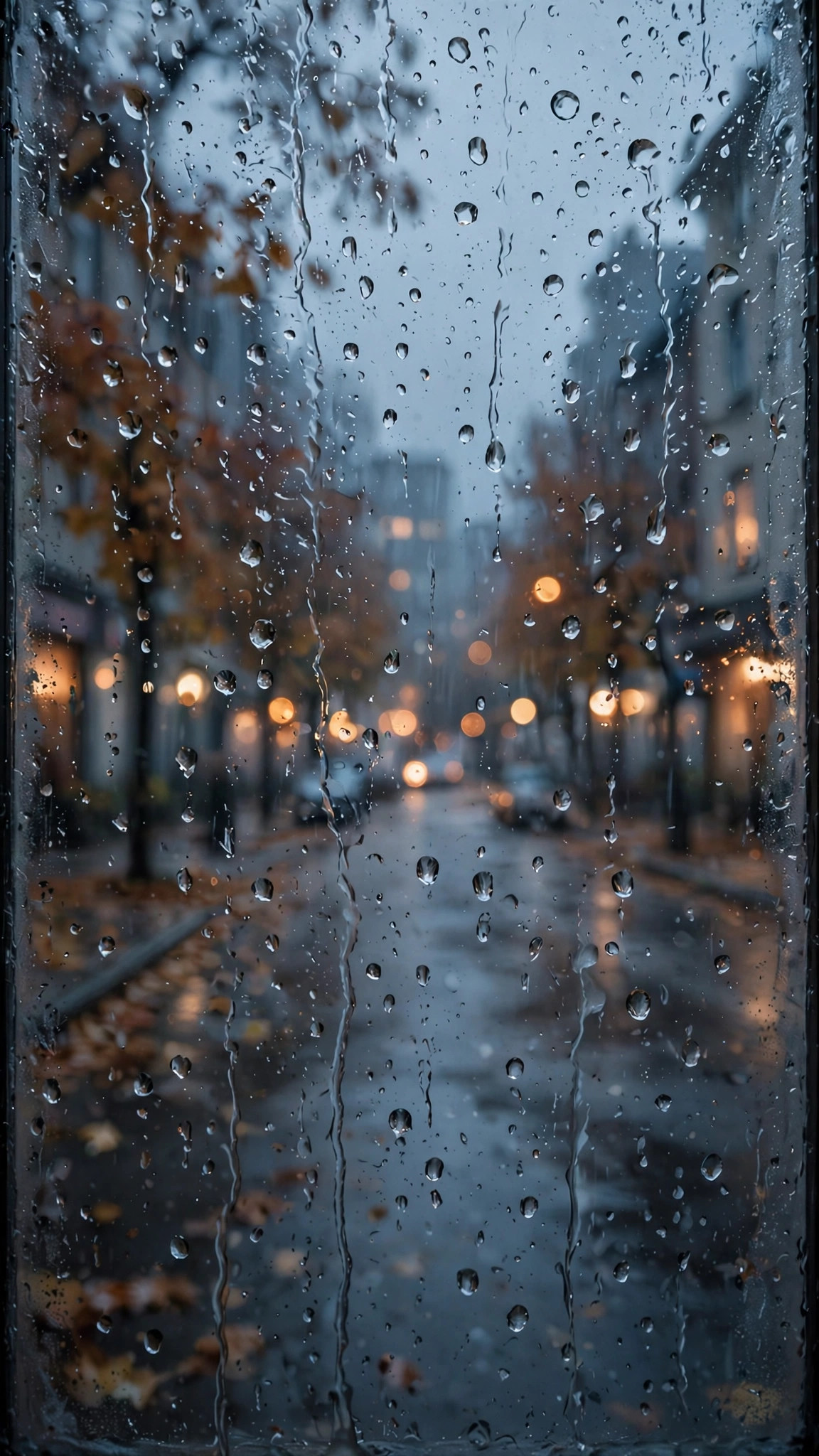 Rainy November Afternoon — Free Seasonal Wallpaper