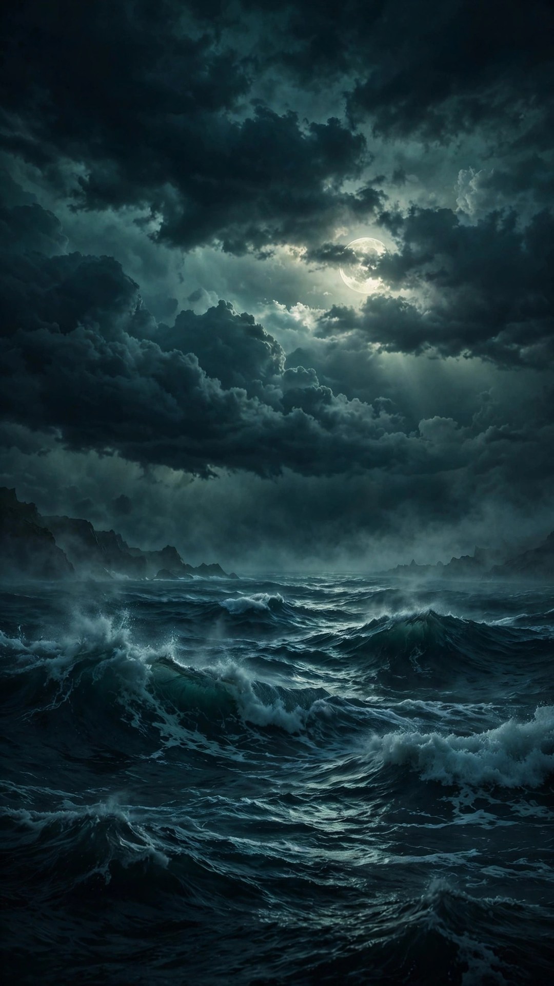 Stormy Autumn Sea Wallpaper — Free Ocean Wallpaper