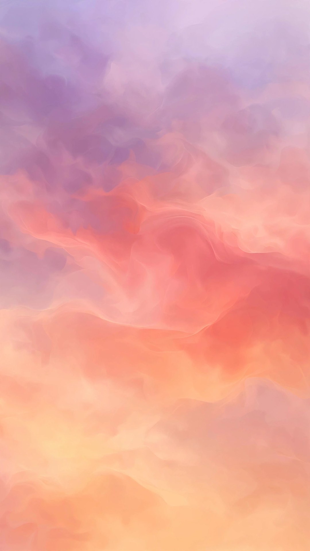 Peach Sunset Gradient Wallpaper — Free Abstract Wallpaper