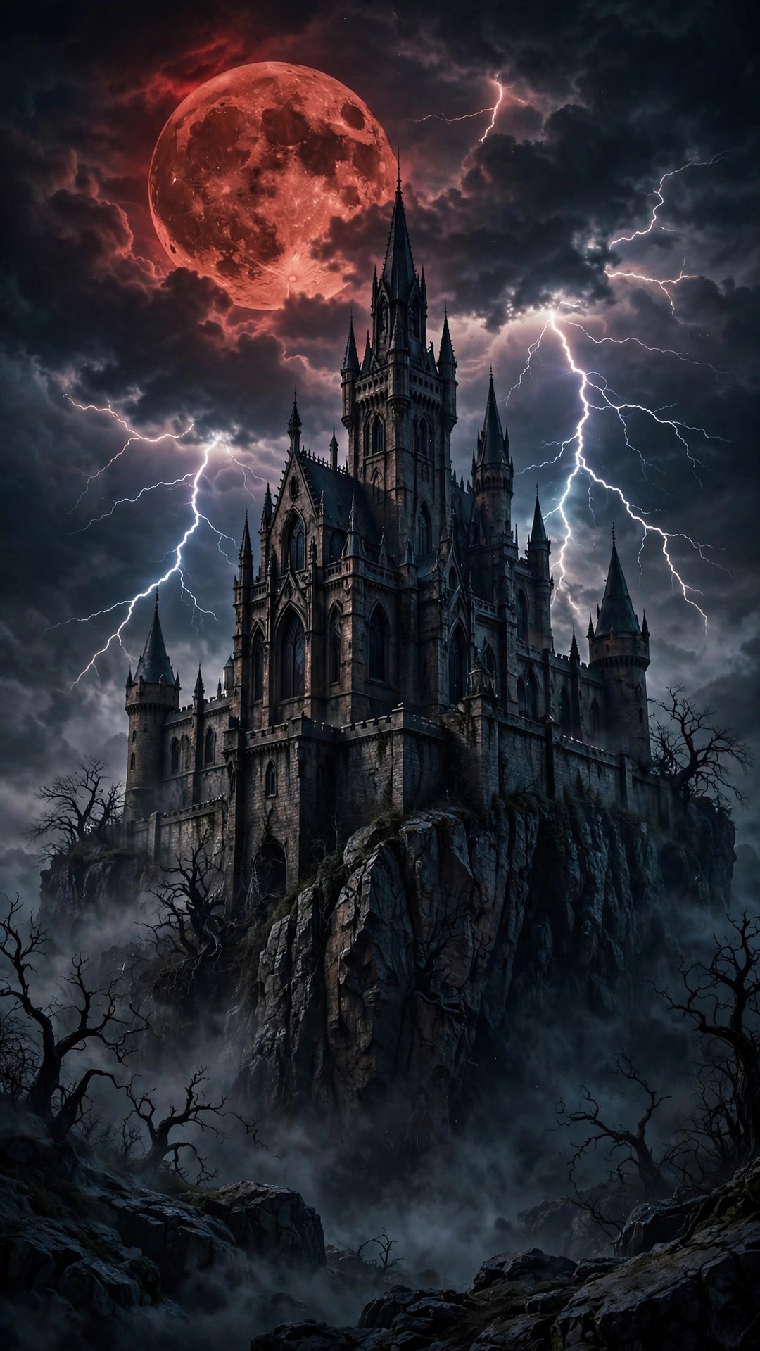 Vampire Castle Night Wallpaper — Free Seasonal Wallpaper